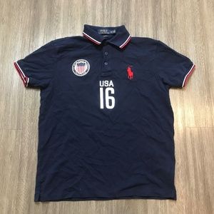 Ralph Lauren Polo Men's Custom Fit USA Polo 16